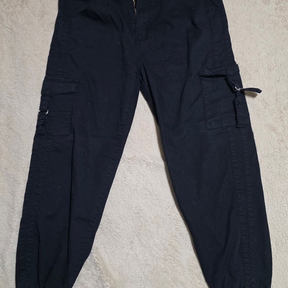 V.I.P. Jeans Denim - V.I.P. Jeans Black Cargo Joggers Size 17
